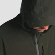 Avalon 3-Layer Waterproof Rain Jacket Olive