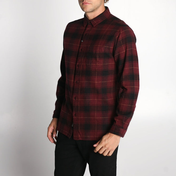 Claxton Flannel Oxblood