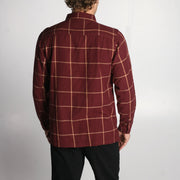 Claxton Flannel Red Mahogany
