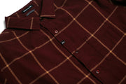 Claxton Flannel Red Mahogany