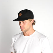 Harstine Snapback Hat Black