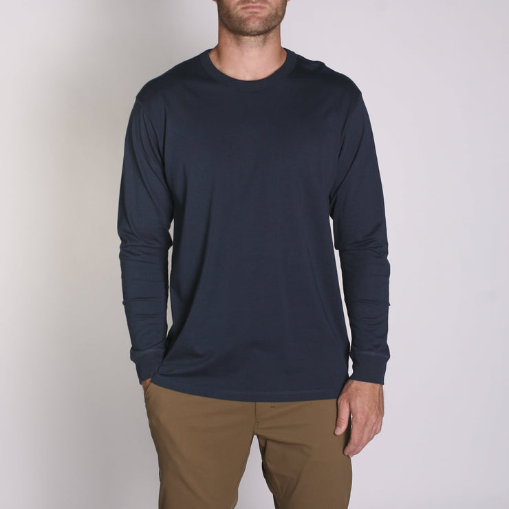 Density LS Premium T-Shirt Navy