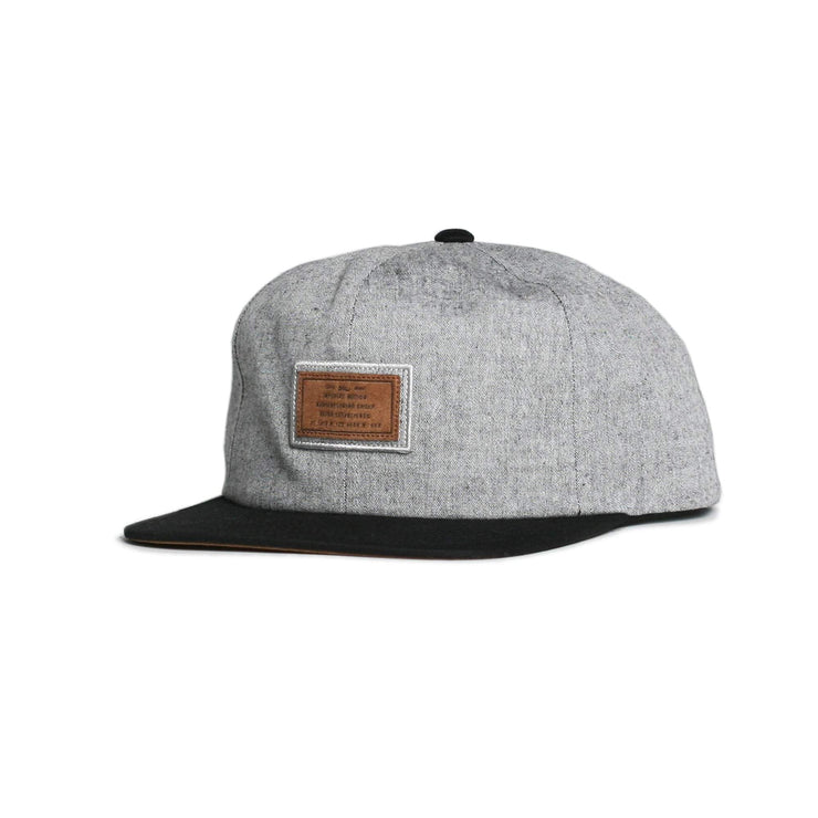 Jackpot Snapback Hat Black Heather