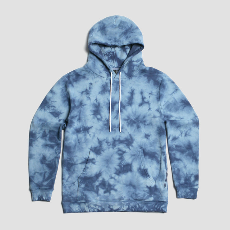 Loftloom Hoodie Indigo Smoke Tie Dye