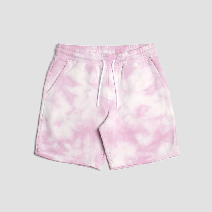 Loftloom Sweat Shorts Lilac Crystal Tie Dye