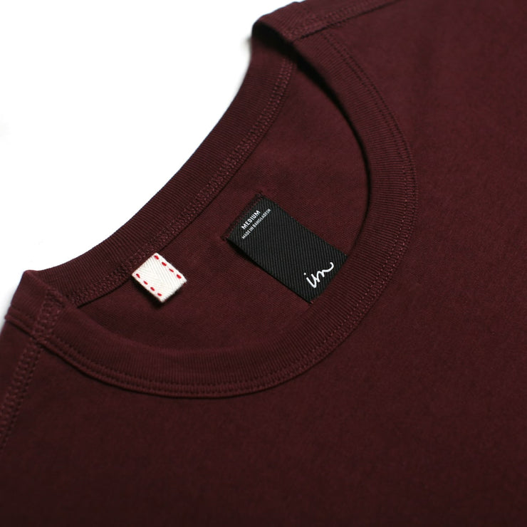 Density Premium T-Shirt Burgundy