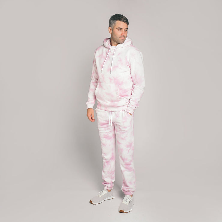 Loftloom Hoodie Lilac Crystal Tie Dye
