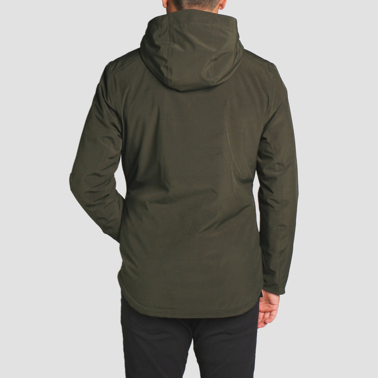 Millennium 2L Hooded Jacket Olive