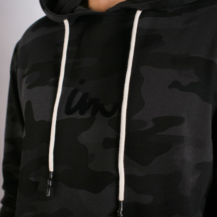 Mills Hoodie Black Camo