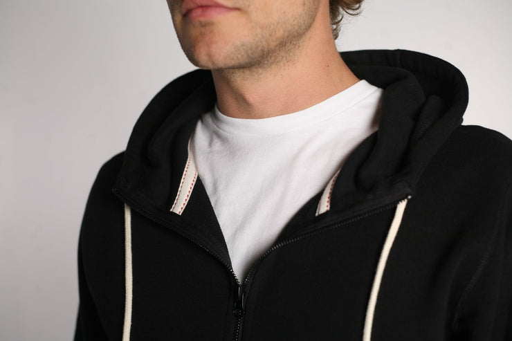 Mills Zip Up Sweatshirt Black