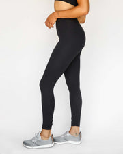 Solo 7/8 High Waisted Legging Black