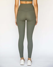 Solo 7/8 High Waisted Legging Olive