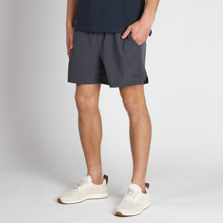 Thesis Training Short Denim Blue