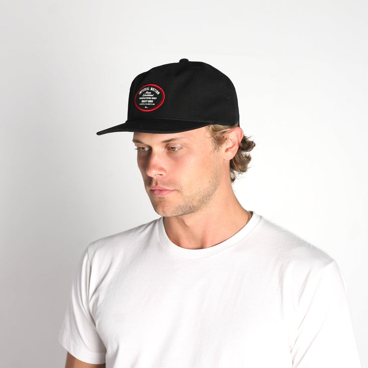 Timber Snapback Hat Black