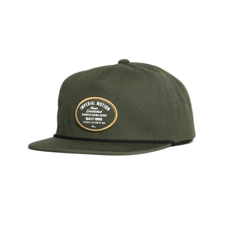 Timber Snapback Hat Olive