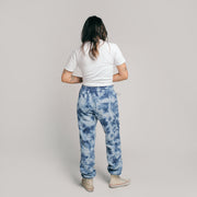 Loftloom Sweatpants Indigo Smoke Tie Dye