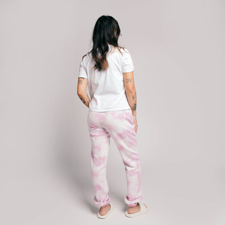 Loftloom Sweatpants Lilac Crystal Tie Dye