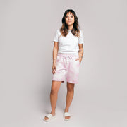 Loftloom Sweat Shorts Lilac Crystal Tie Dye