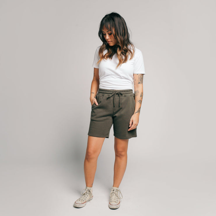 Loftloom Sweat Shorts Olive