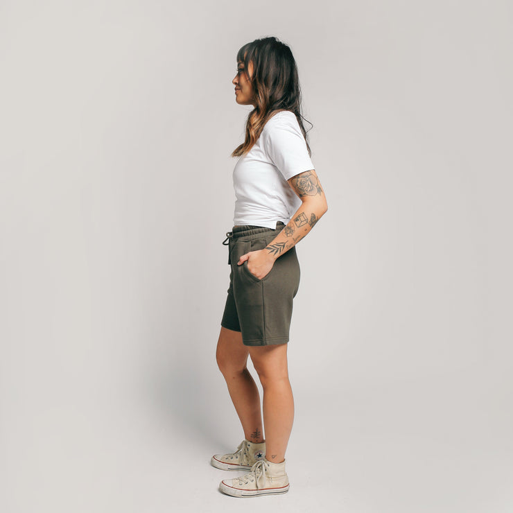 Loftloom Sweat Shorts Olive