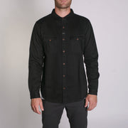 Wallace LS Shirt Black Denim