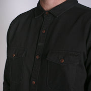 Wallace LS Shirt Black Denim