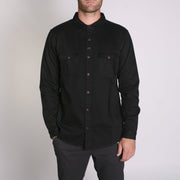 Wallace LS Shirt Black Denim