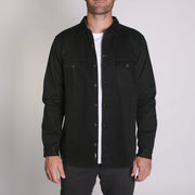 Wallace LS Shirt Black Denim