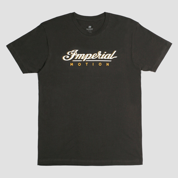 Customs Script T-Shirt - Black