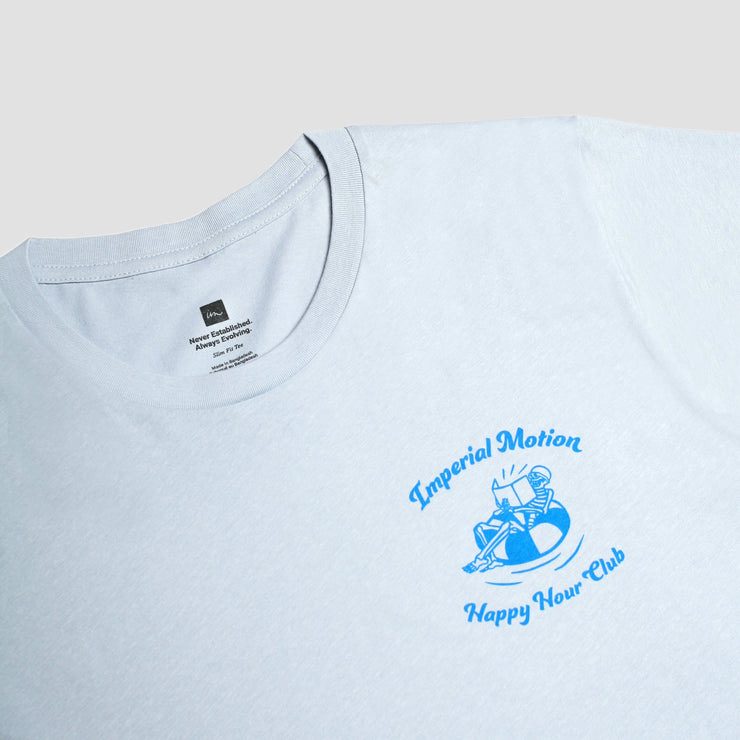 Happy Hour T-Shirt - Blue Fog