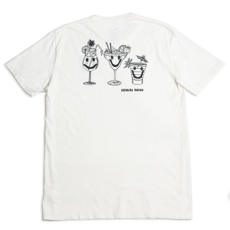 Happy Spirits Premium Pigment T-Shirt Antique White