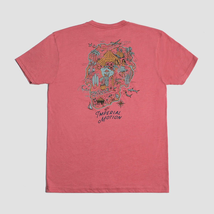 Skull Island T-Shirt - Mauve Heather